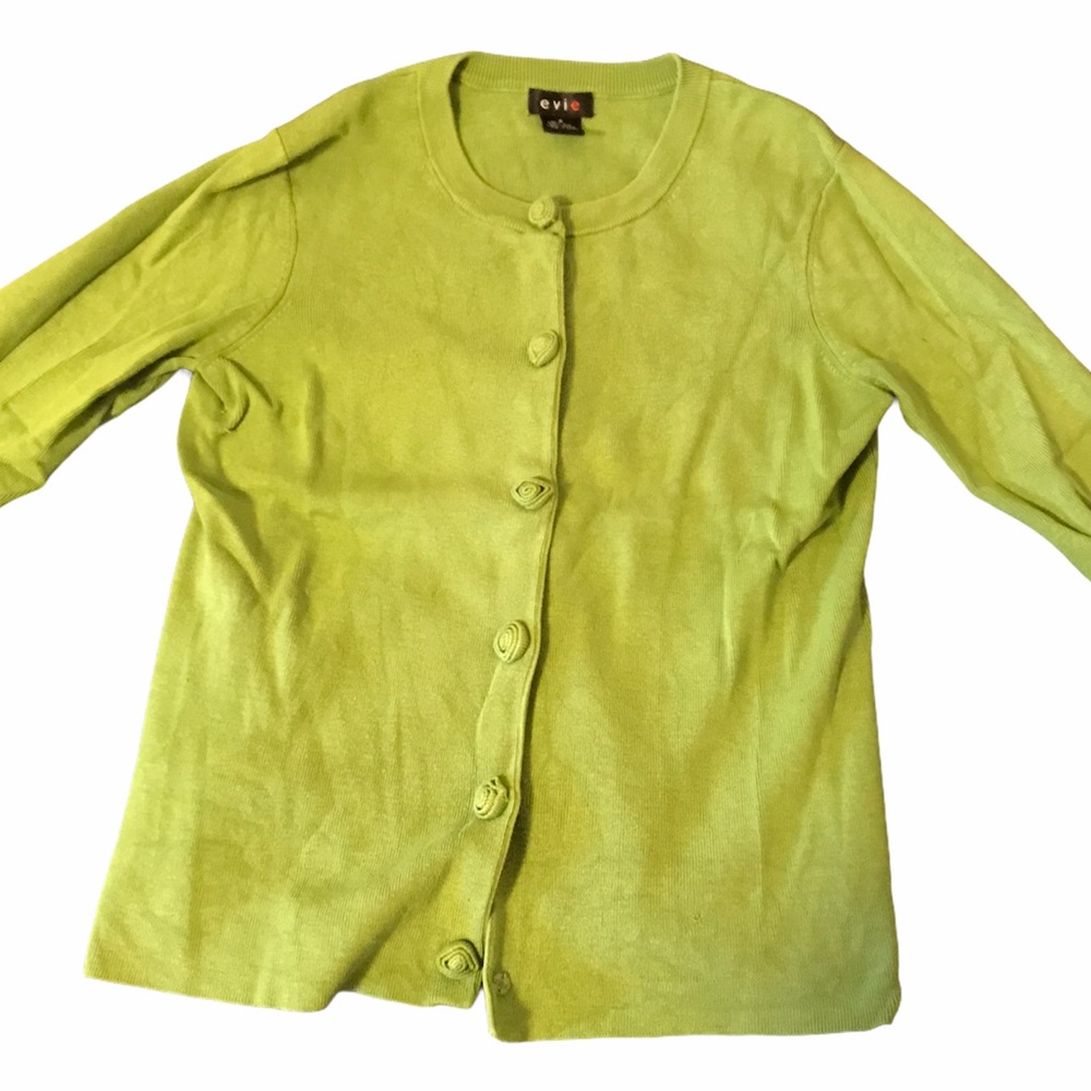 Vintage Cute Green Button down cardigan